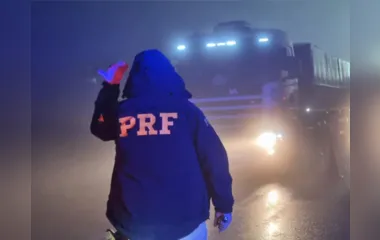 No últimos dias, a PRF está registrando uma série de acidentes causados pela baixa visibilidade nas rodovias que cortam o Paraná
