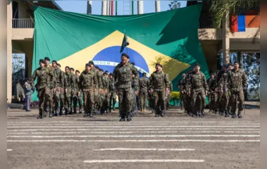 30º BIMec de Apucarana celebra os 376 anos do Exército Brasileiro
