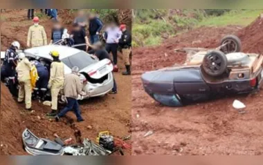 SAMU, Corpo de Bombeiros, equipe de saúde do município e Polícia Rodoviária Estadual atenderam o acidente.