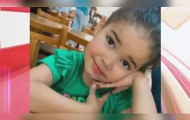 Menina Heloísa dos Santos Silva, de 3 anos
