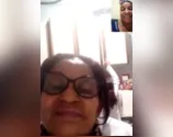 A irmãs Maria e Luzinete Cícera conversaram através de vídeo-chamada nesta terça (5)