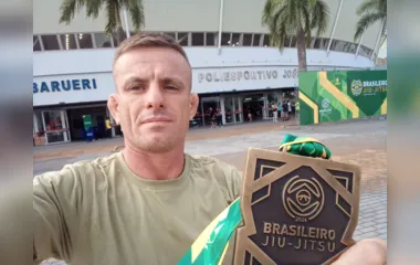 Apucaranense é bronze no Campeonato Brasileiro de Jiu-Jítsu