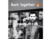 Neymar publica post com Messi e diz: "Juntos novamente"