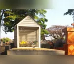 Capela de aluminio furtada no cemitério de Ivaiporã