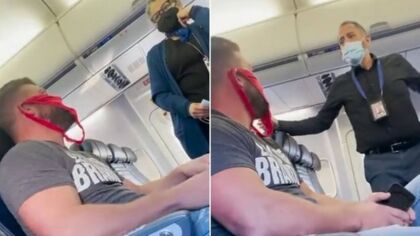 Homem é expulso de voo ao usar calcinha como máscara