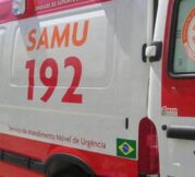 Samu atende motorista ferida em acidente na zona rural