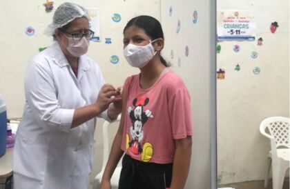 Apucarana imuniza crianças de 8 a 11 anos nesta sexta (28)