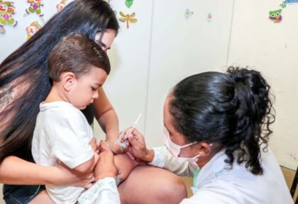 Apelo: vacina da gripe foi aplicada em 37,8% das crianças