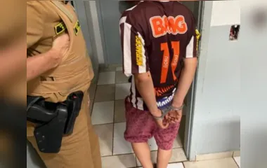 O rapaz foi levado para a 17ª Subdivisão Policial de Apucarana
