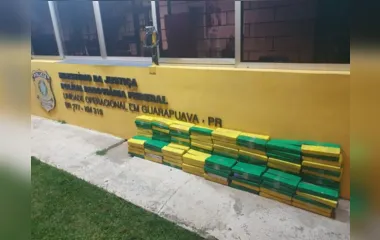 PRF apreende quase 1,5 tonelada de drogas no Paraná