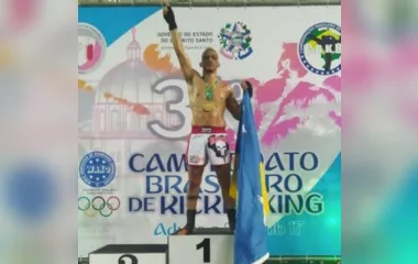 Atleta araponguense Samuel Pereira, o Samuka