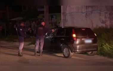 Motorista e passageiro de carro são assassinados a tiros na Grande Curitiba