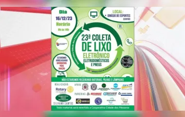23ª Coleta de Lixo Eletrônico de Arapongas acontece neste sábado