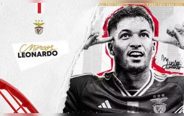 Marcos Leonardo foi anunciado pelo Benfica
