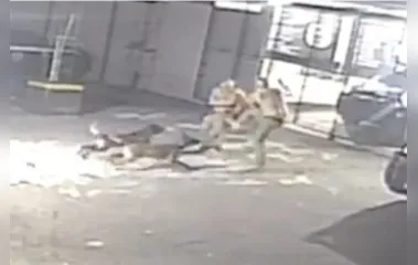 Policiais de tropa de elite brigam e acabam atacados por cães; vídeo