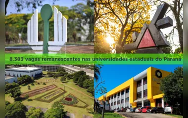 Universidades do Paraná têm 8.383 vagas disponíveis para novos alunos