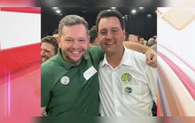 Juntos: Paulo Vital, Ratinho Junior e Bolsonaro