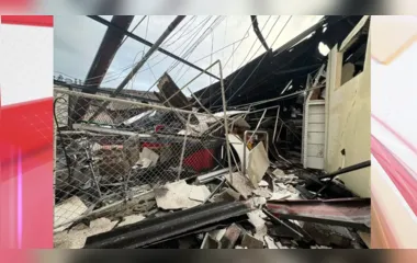 Onze pessoas ficam feridas após teto de supermercado desabar em SP